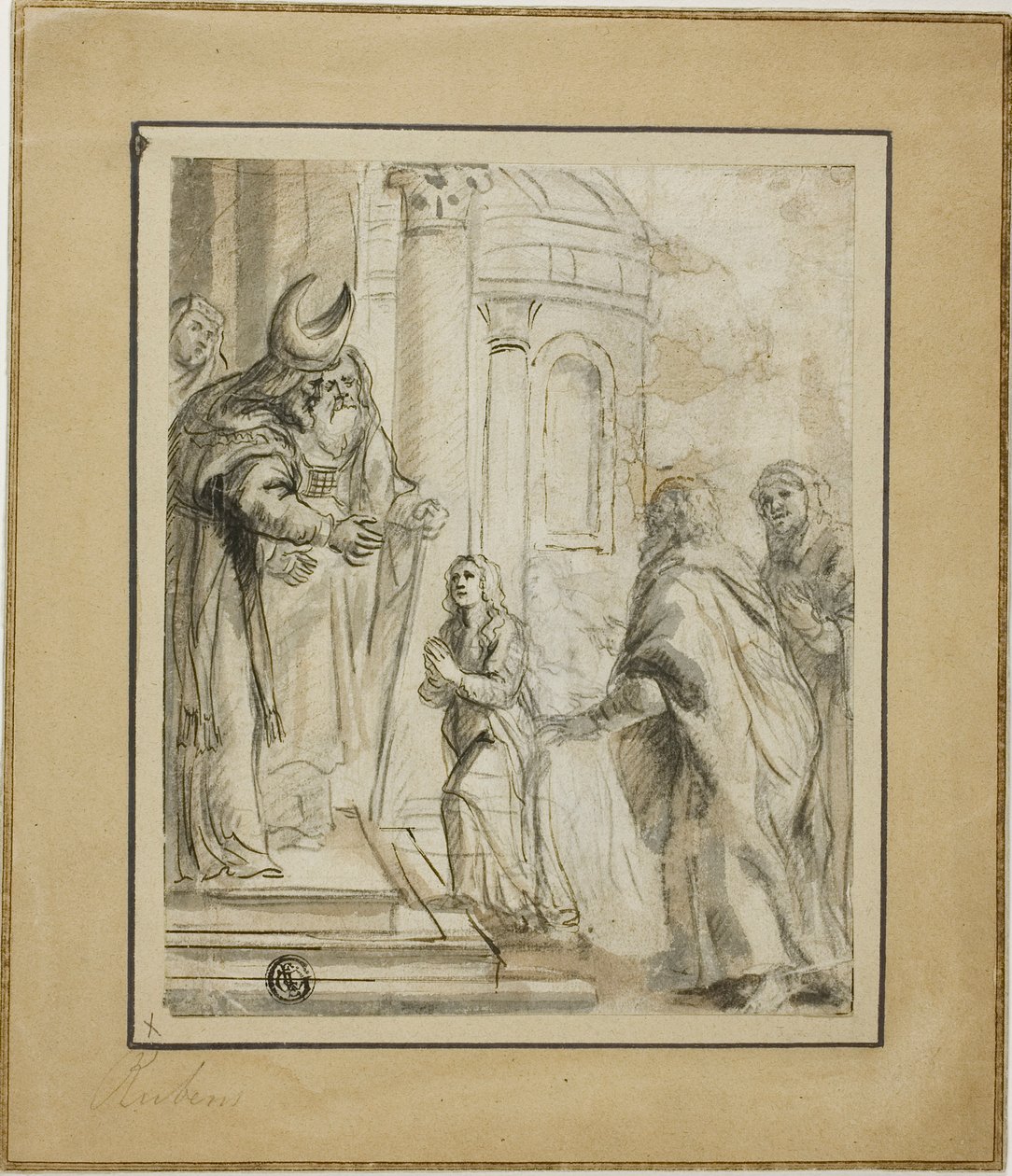 Darstellung der Jungfrau von School of Peter Paul Rubens