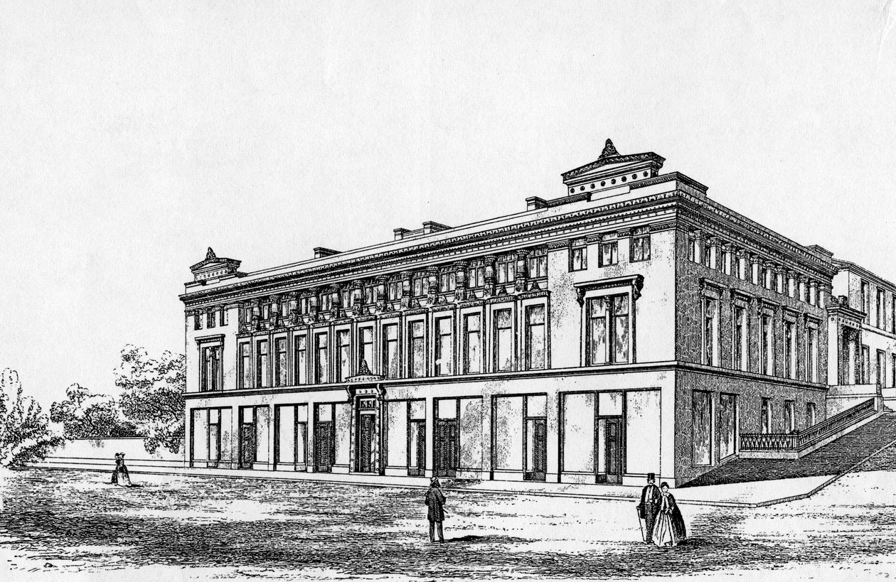 Das griechische Gebäude, 336-56 Sauchiehall Street, Glasgow von Scottish School
