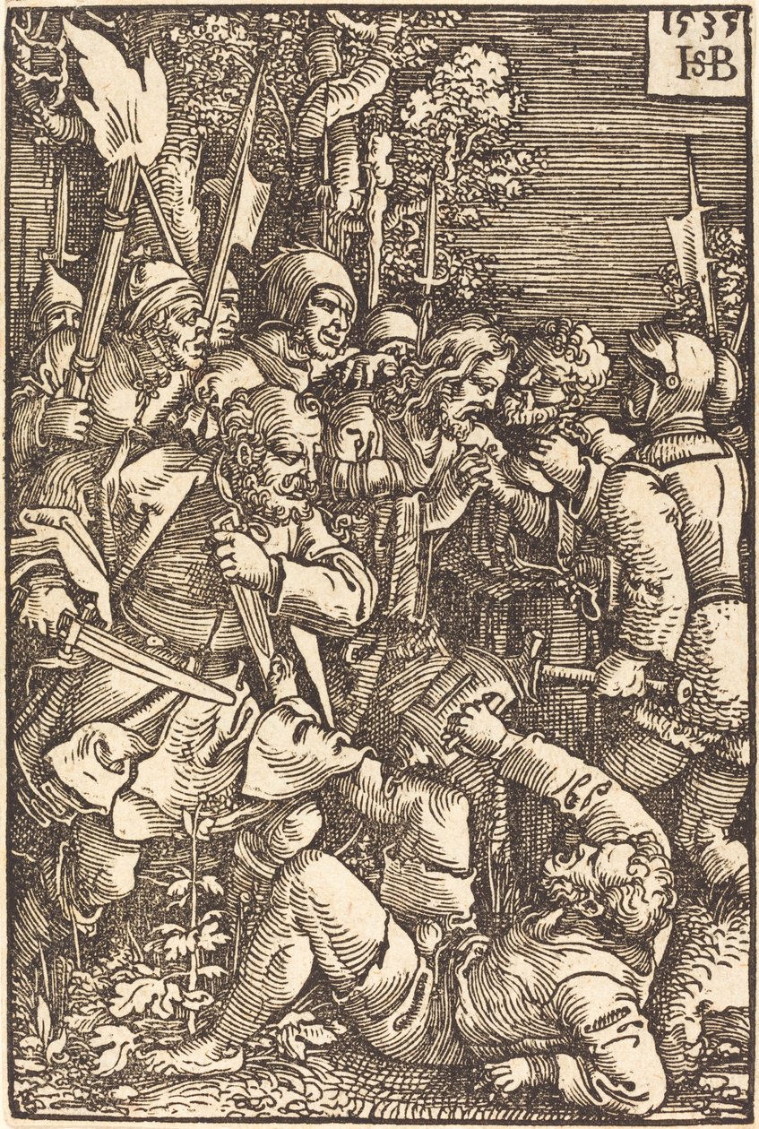 Christus gefangen genommen von Sebald Beham