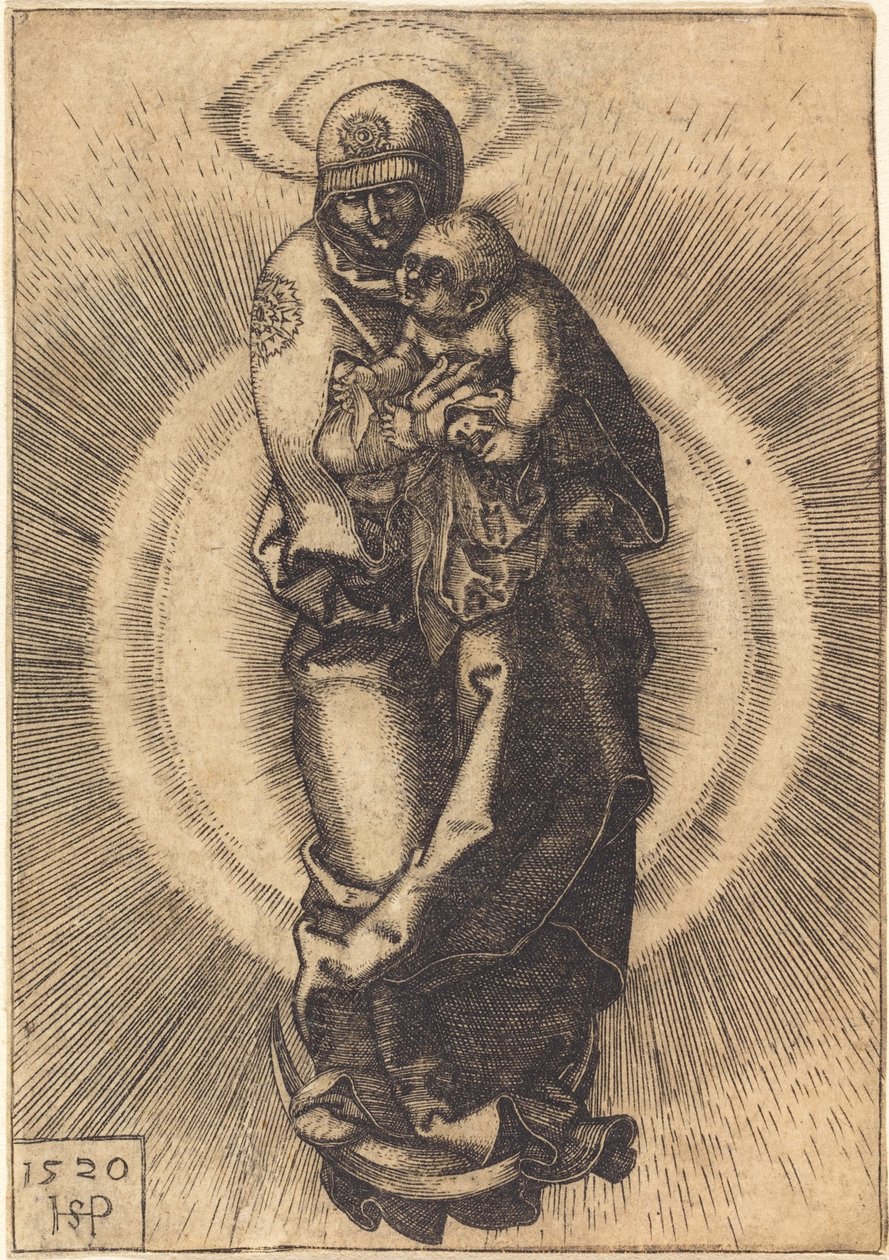 Madonna auf dem Halbmond von Sebald Beham