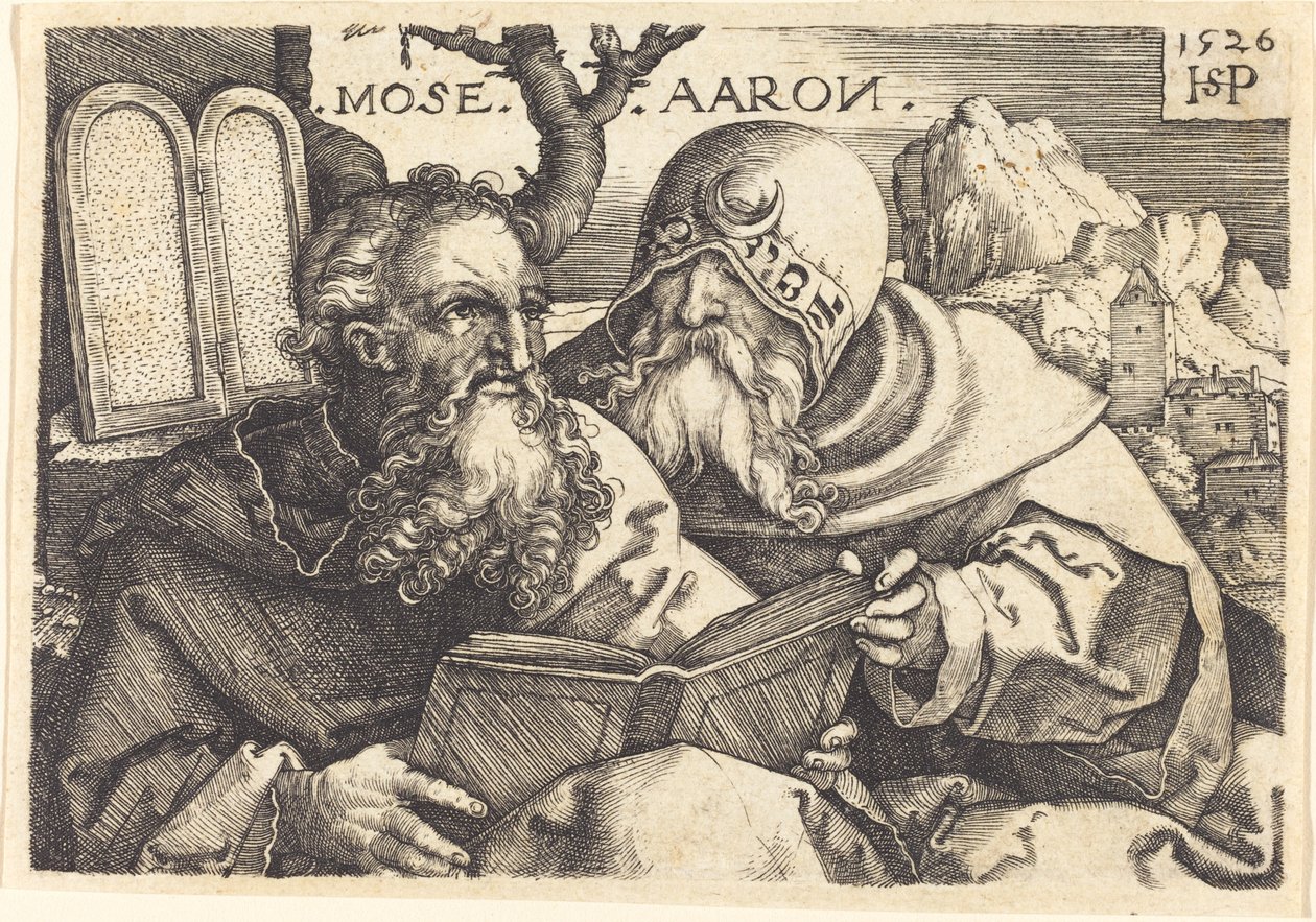 Moses und Aaron von Sebald Beham