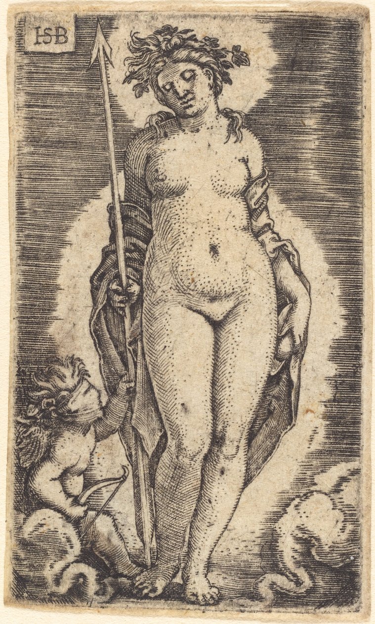 Venus und Amor von Sebald Beham