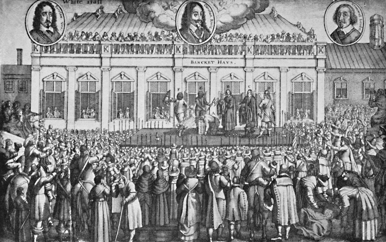 Hinrichtung von Karl I., um 1649, 1903 von Sebastian Furck