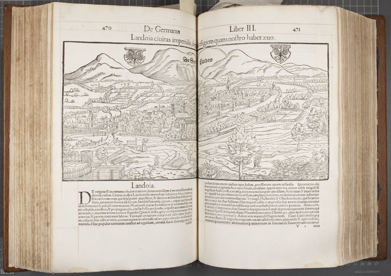 Cosmographia, Fol 470-471, 1544 von Sebastian Munster