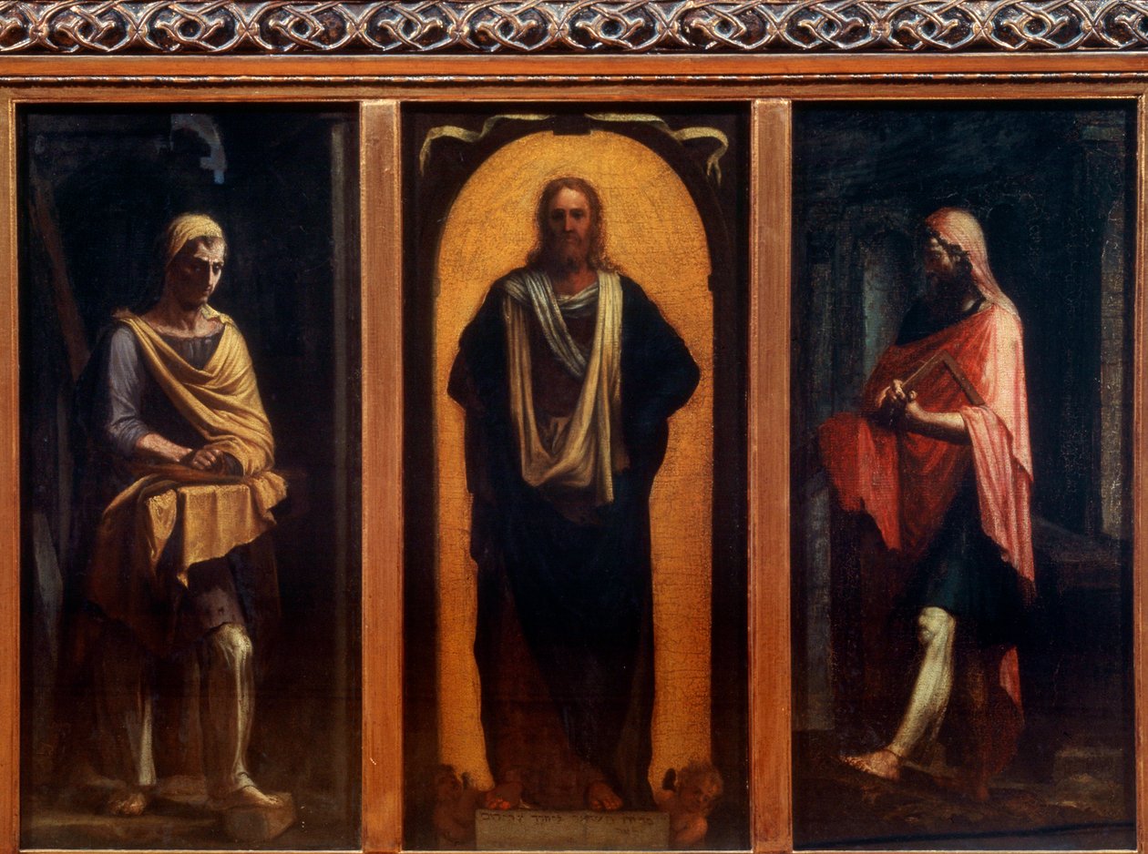 Christus mit zwei Heiligen von Sebastiano Piombo del