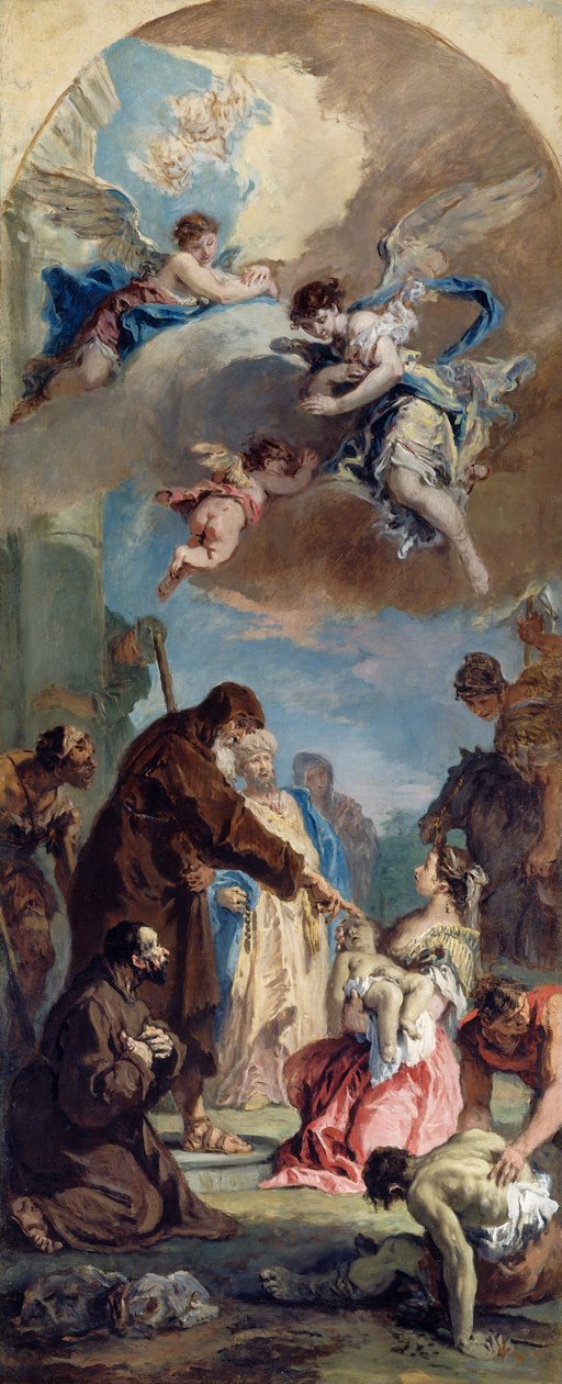 Ein Wunder des Heiligen Franz von Paola von Sebastiano Ricci