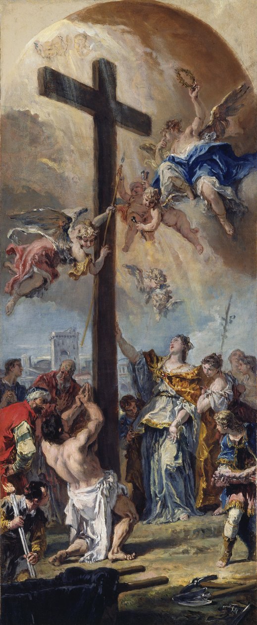 Die Erhöhung des wahren Kreuzes von Sebastiano Ricci