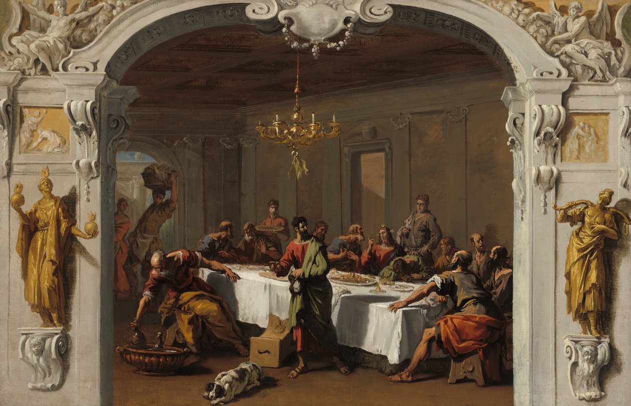 Das letzte Abendmahl von Sebastiano Ricci