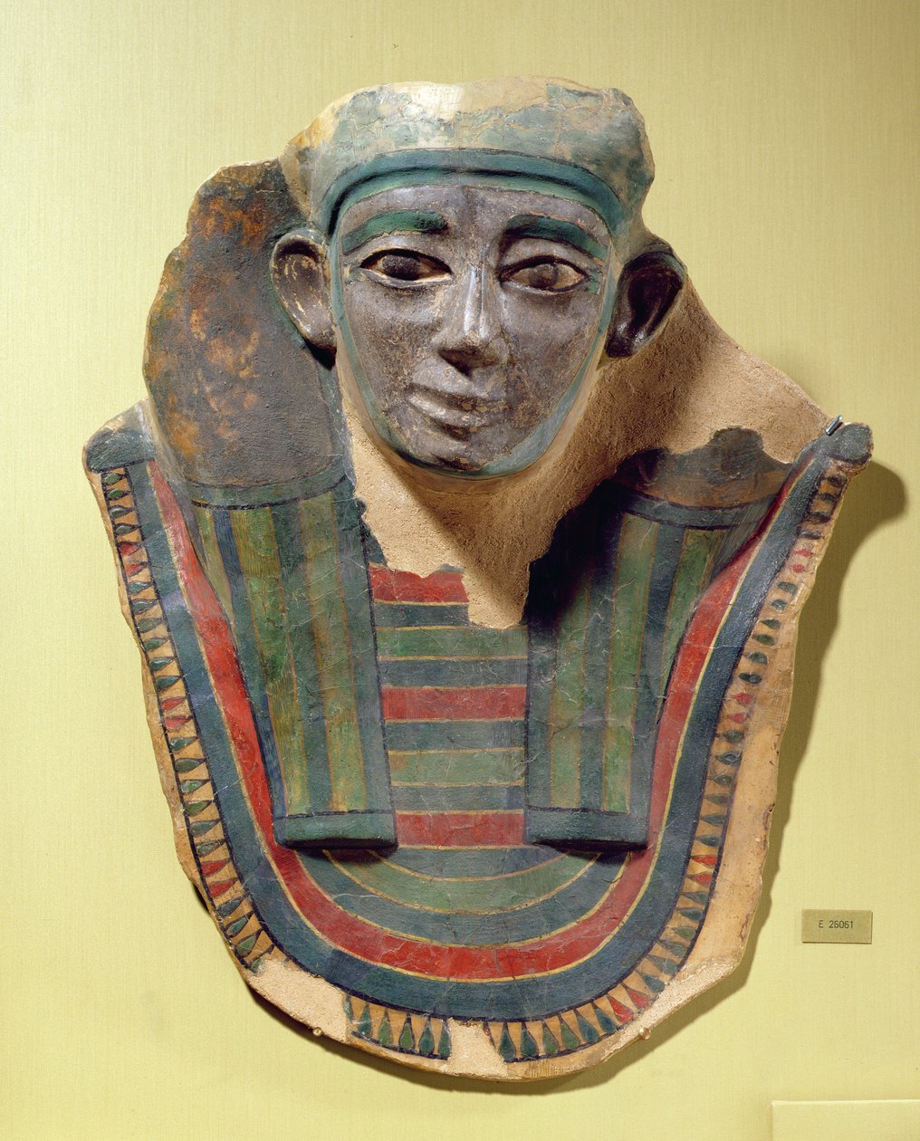 Mumienmaske, aus Mirgissa von Second Intermediate Period Egyptian