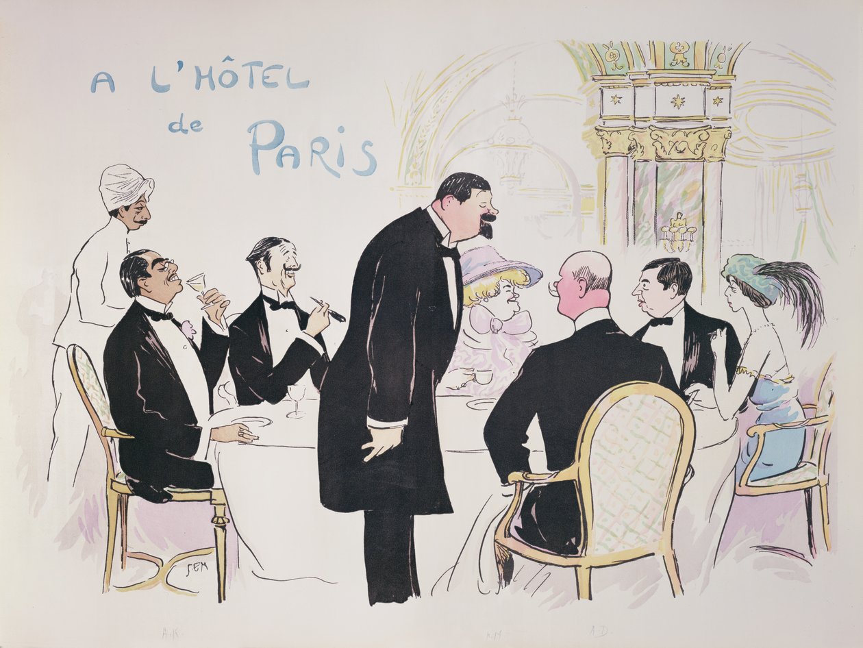 Im Hotel de Paris von Sem
