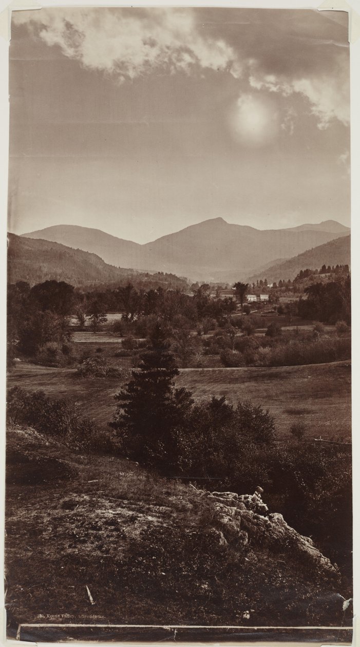 Keene Valley, Adirondacks von Seneca Ray Stoddard