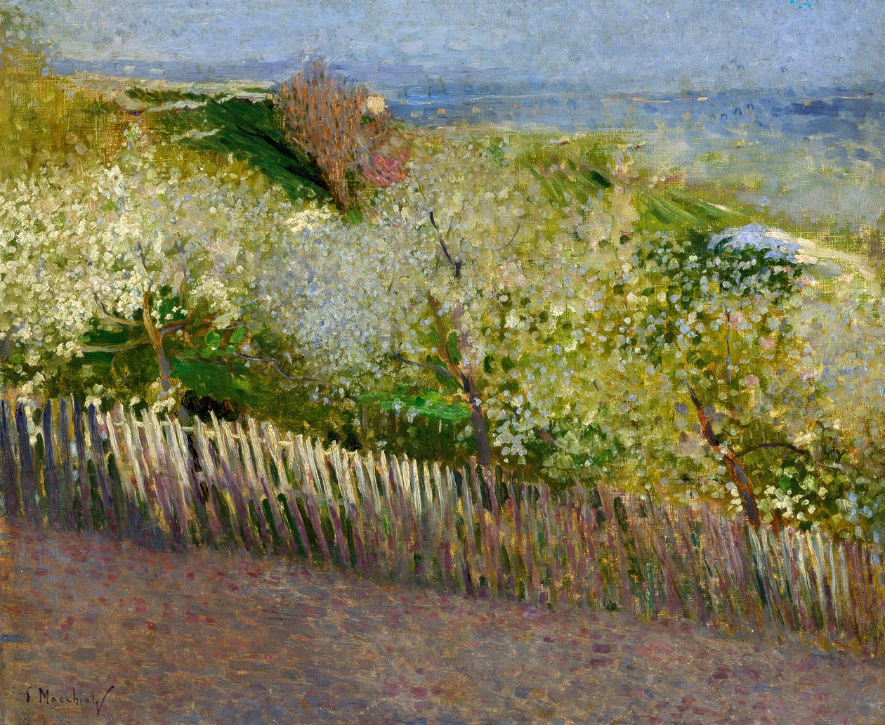 Landschaft von Serafino Macchiati