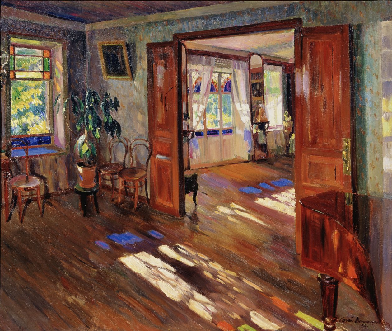 In einem Haus von Sergei Arsenevich Vinogradov
