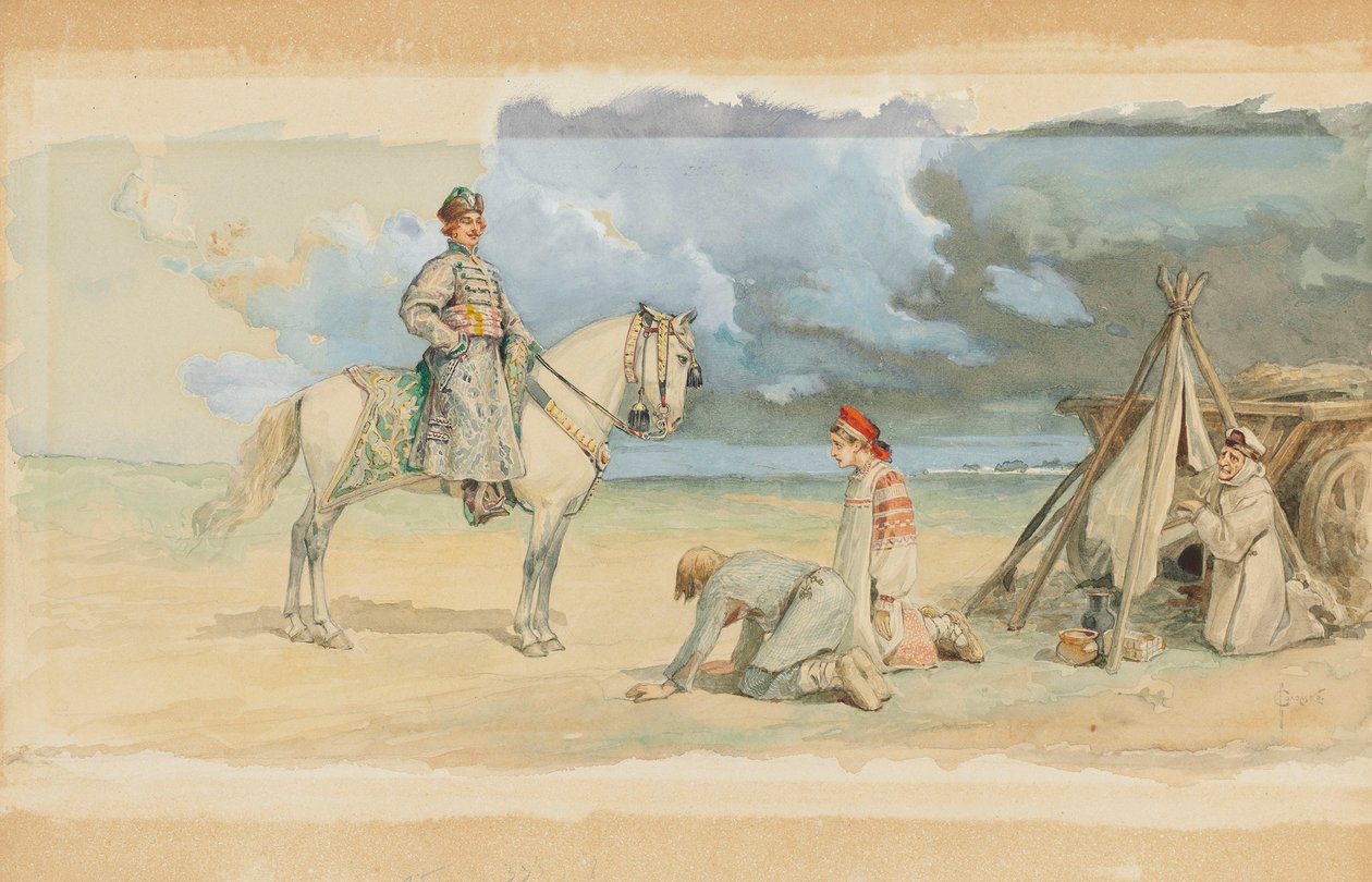 Ankunft des Bojaren von Sergei Sergeyevich Solomko