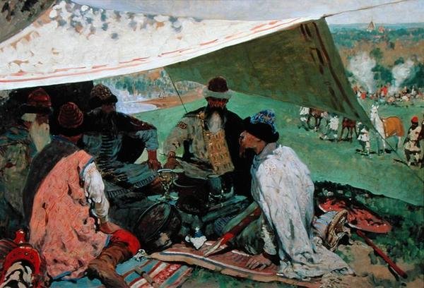 Konvention der Fürsten, 1910 von Sergej Vasilevic Ivanov