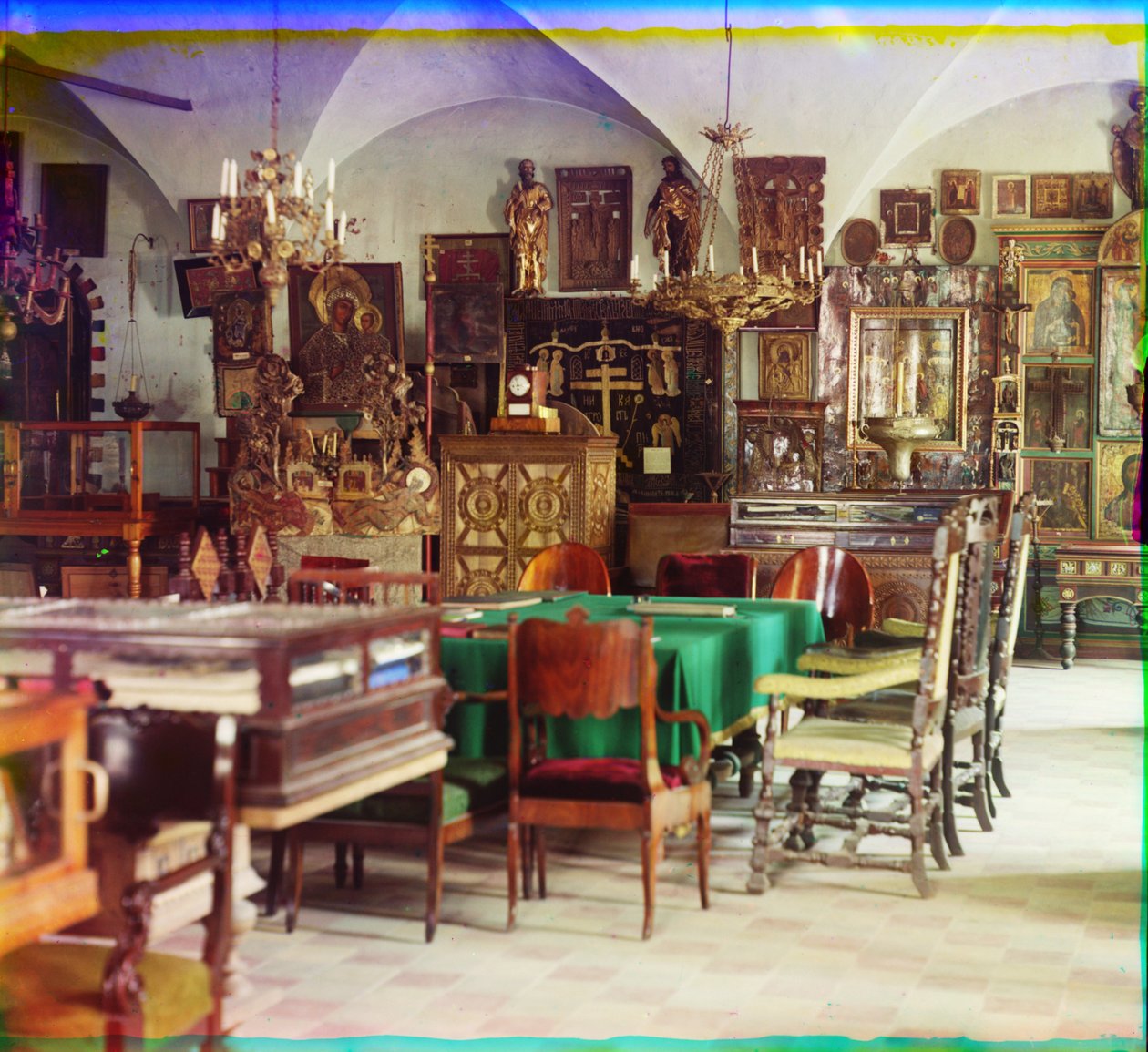 Belaya Palata [Weißer Palast] Museum in Rostow, 1905-1915 von Sergey Prokudin Gorsky