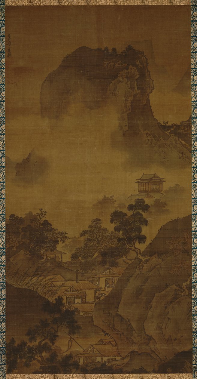Landschaft der vier Jahreszeiten - Herbst von Sesshû Tôyô