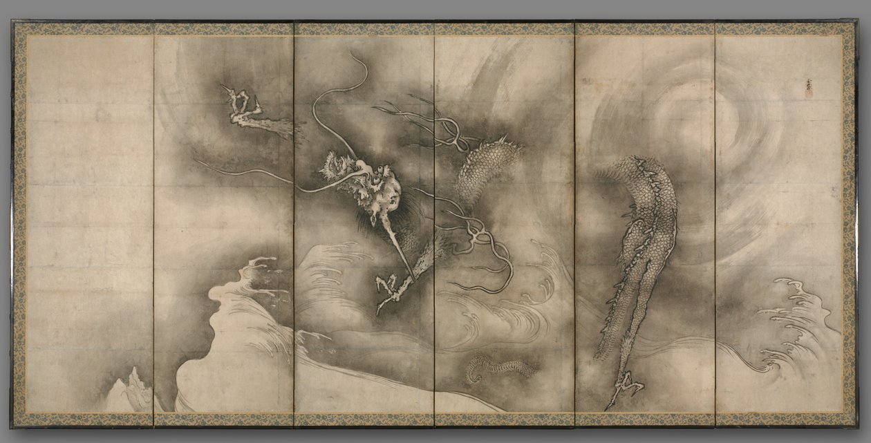 Drache und Tiger, 1500er von Sesson Shkei