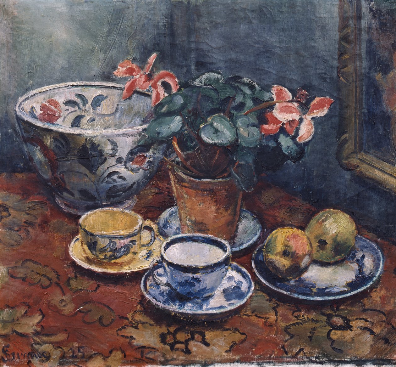 Tasse, Blumen und Früchte von Severin Grande
