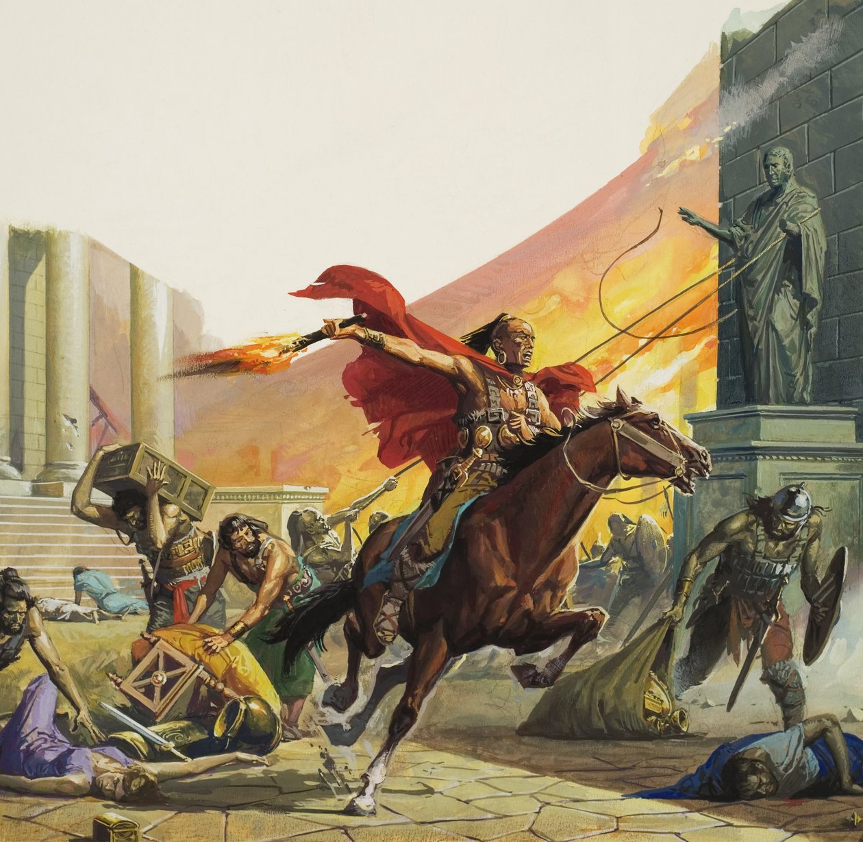 Barbaren am Tor von Severino Baraldi