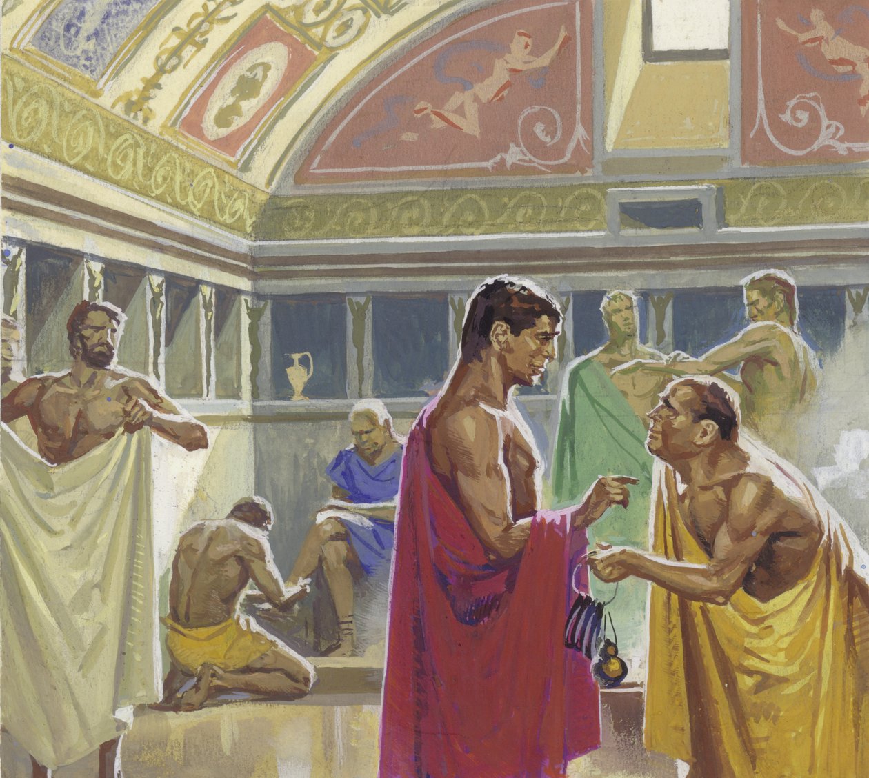 Öffentliche Bäder im antiken Rom von Severino Baraldi