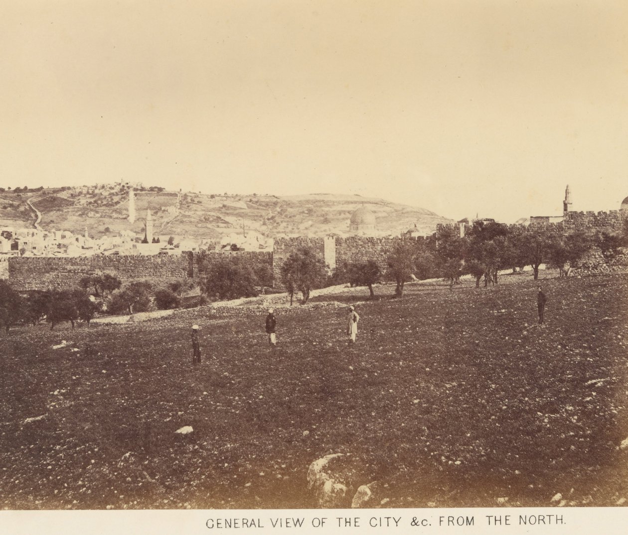 Panoramablick auf die Stadt - Gesamtansicht der Stadt von Norden von Sgt. James M. McDonald
