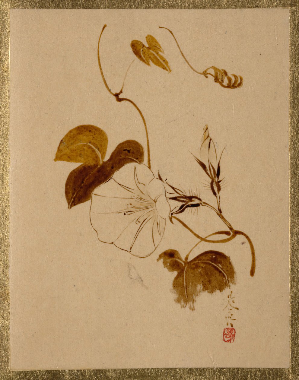 Morgenröte von Shibata Zeshin