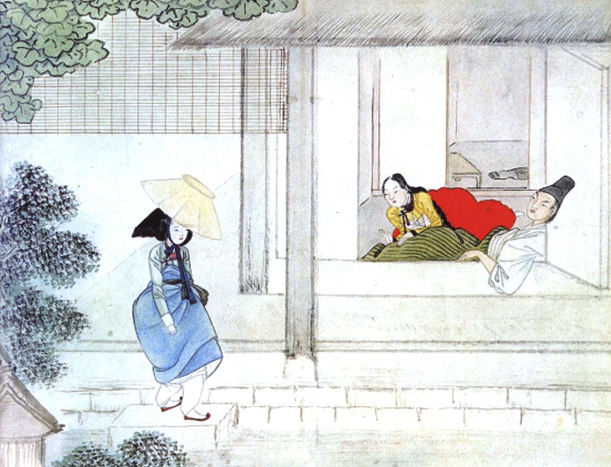 Nichts passiert in der Gibang-Kammer von Shin Yun bok