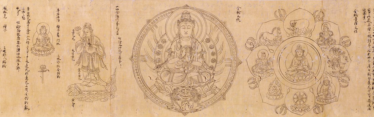 Buddhistische Gottheiten in zwei Bänden von Shinkaku
