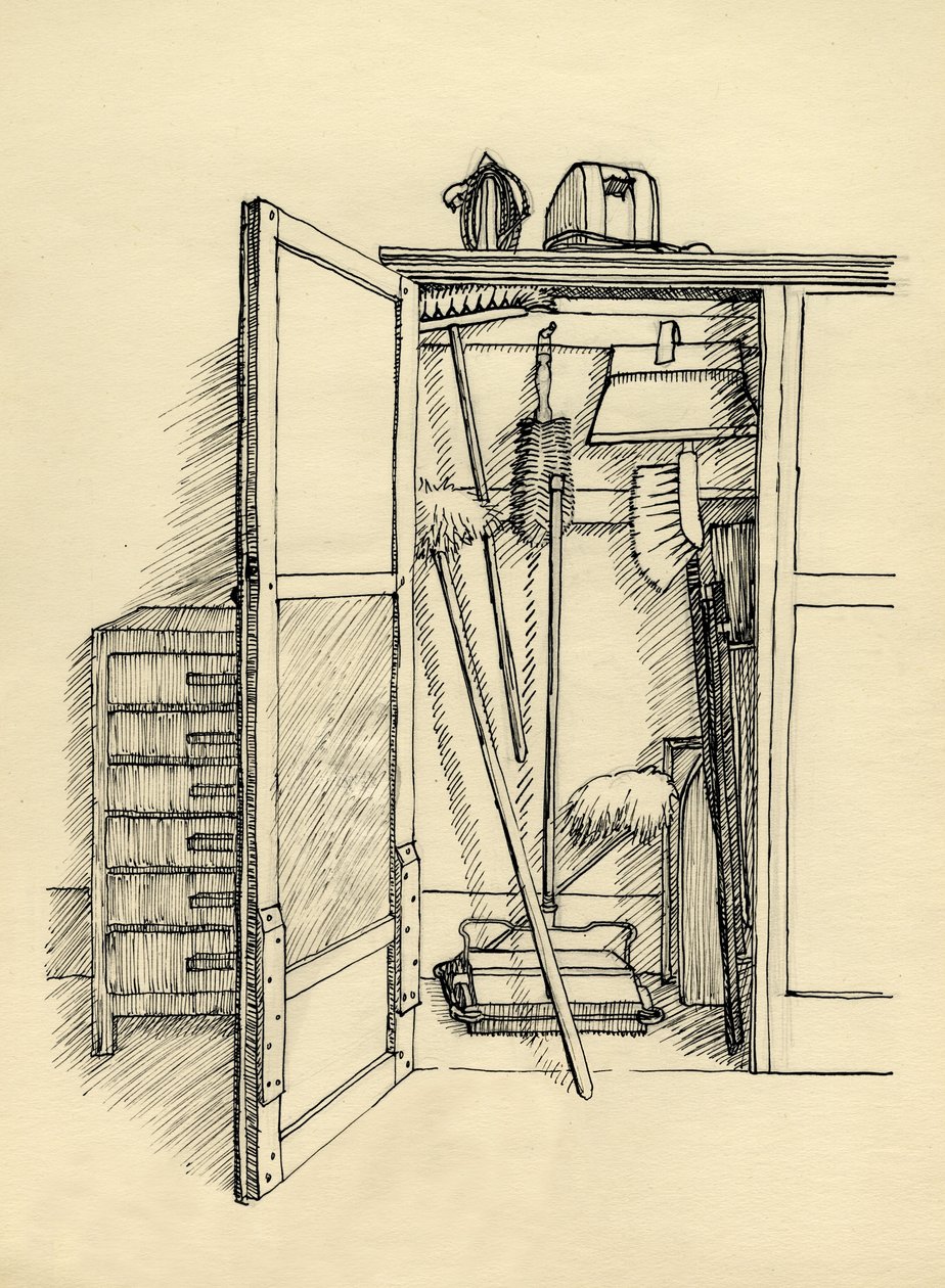 Besen-Schrank, ca. 1951 von Shirley Markham