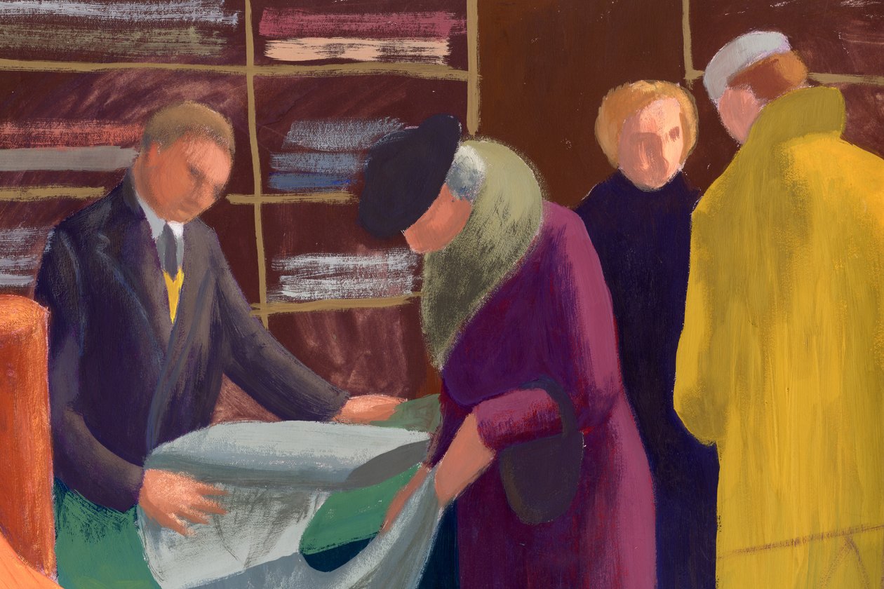 Schneiderei, 1951 von Shirley Markham