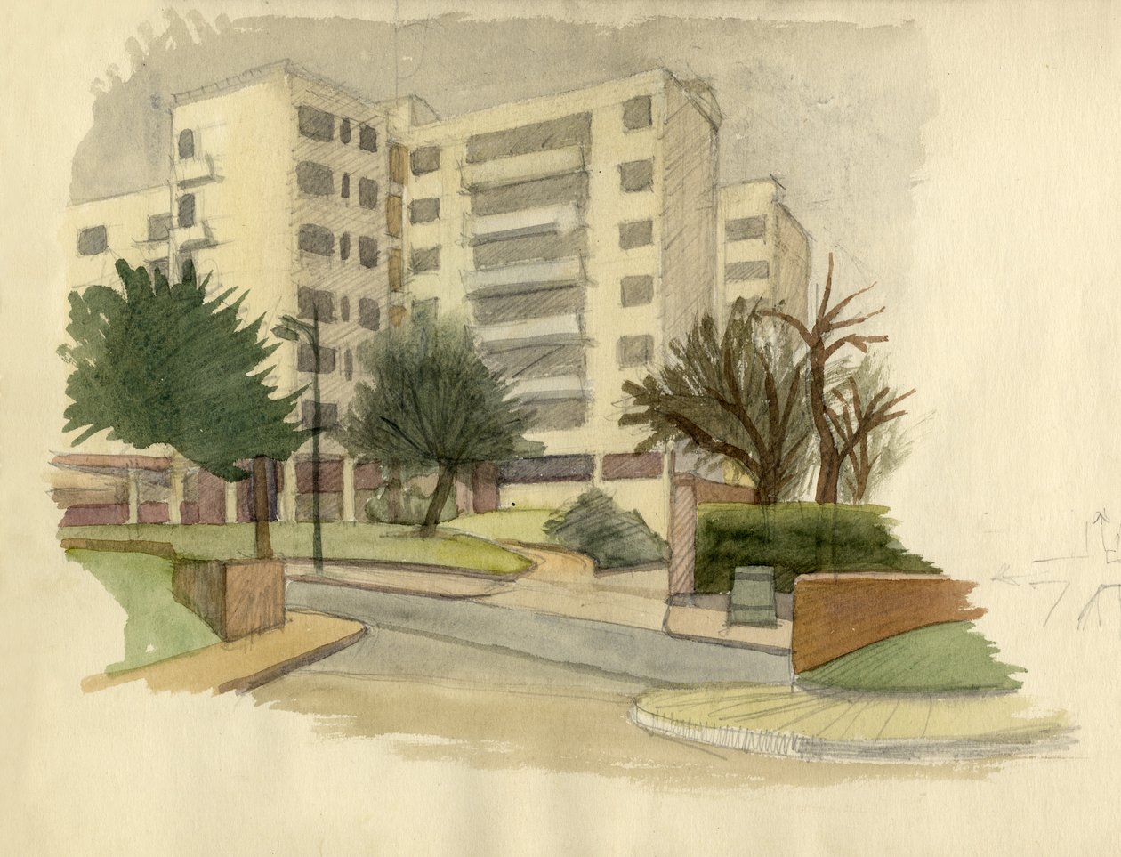 Moderne Gebäude, London von Shirley Markham