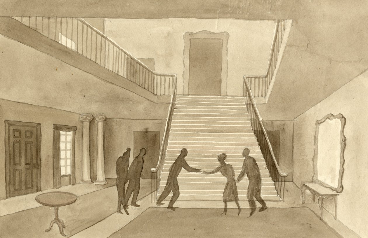 Perspektivische Zeichnung, 1951 von Shirley Markham