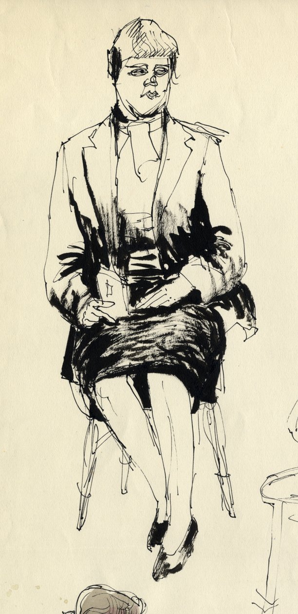 Sitzende Frau, 1953 von Shirley Markham