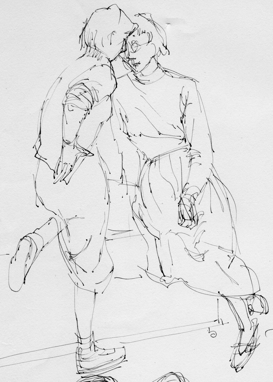 Zwei Frauen, 1953 von Shirley Markham
