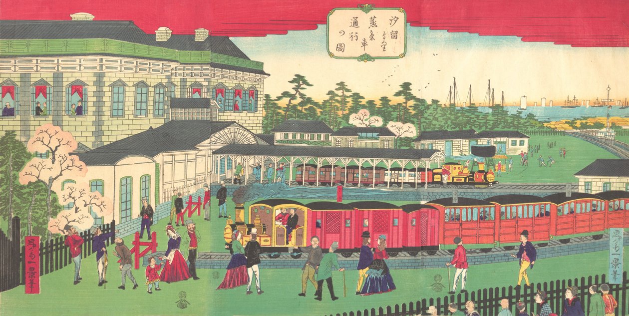Druck, ca. 1870 von Shosai Ikkei