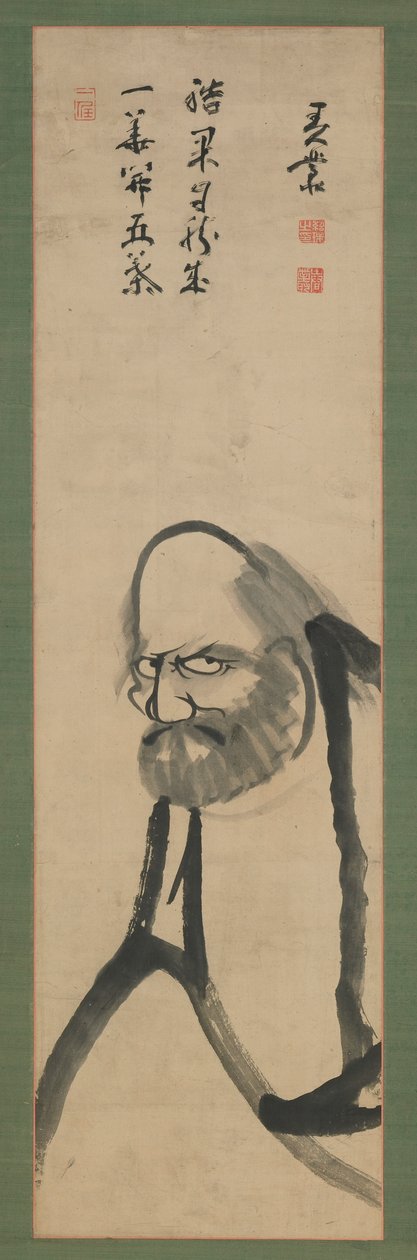 Bodhidharma, Edo-Periode, 18.-19. Jahrhundert von Hishida shunso