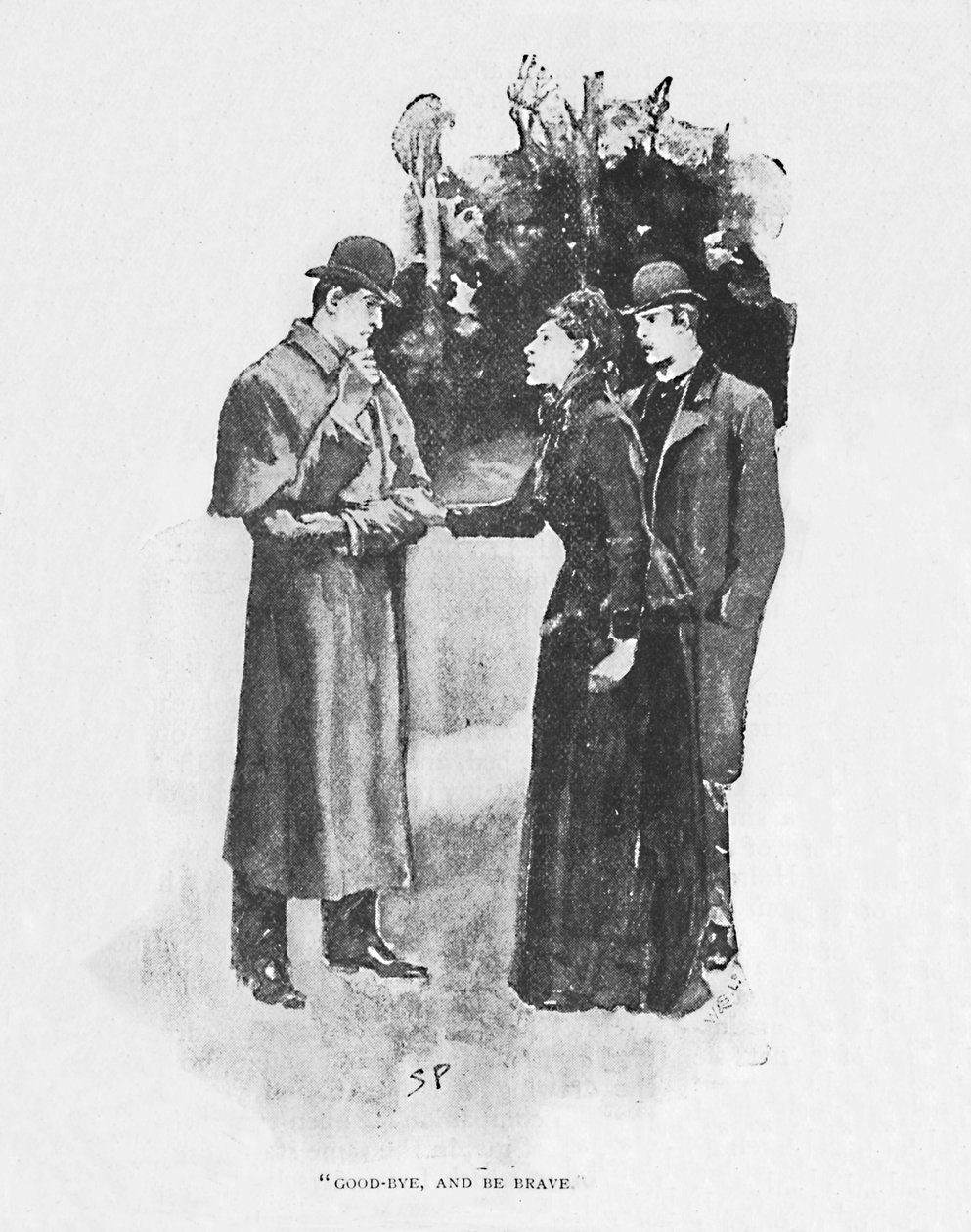 Leb wohl und sei tapfer, 1892 von Sidney Paget