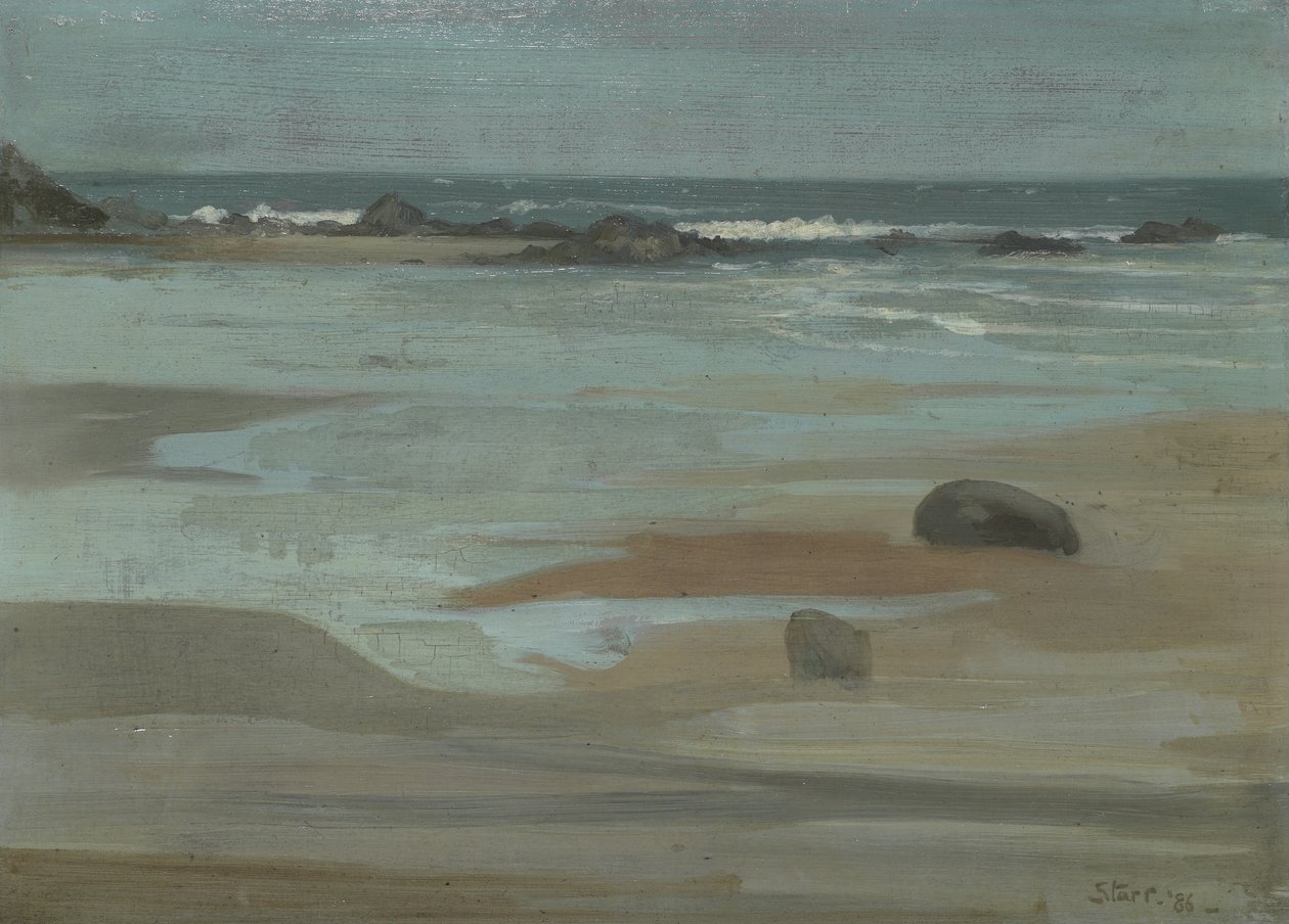 Strand, Blick aufs Meer von Sidney Starr