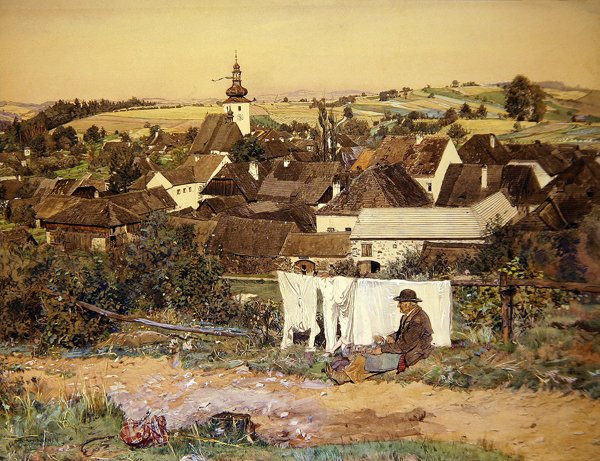Oberösterreichisches Dorf von Sidonie Springer