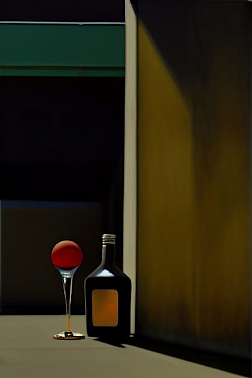 Einsames Glas Schicksal von Silvia Martini