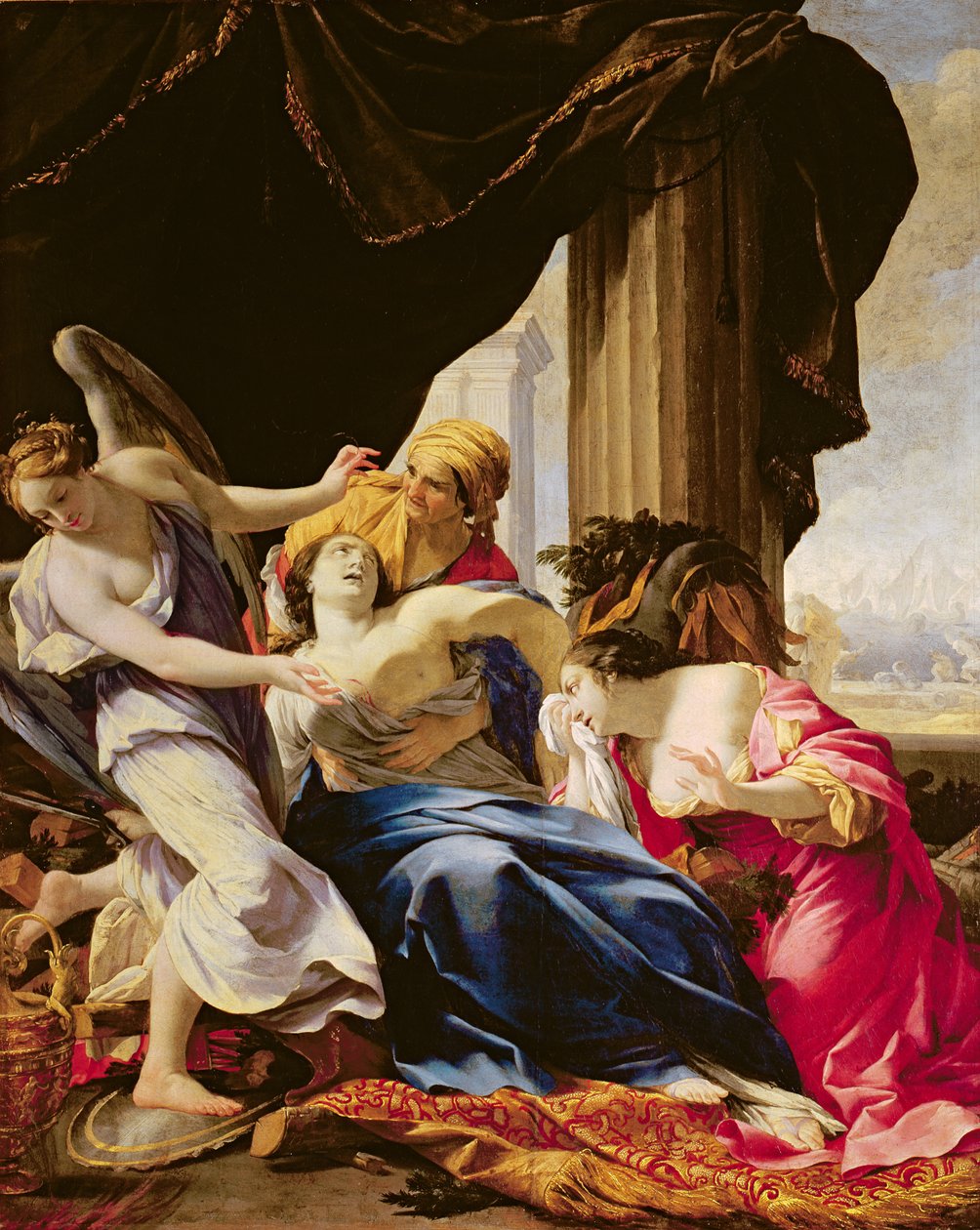 Der Tod der Dido, 1642-43 von Simon Vouet