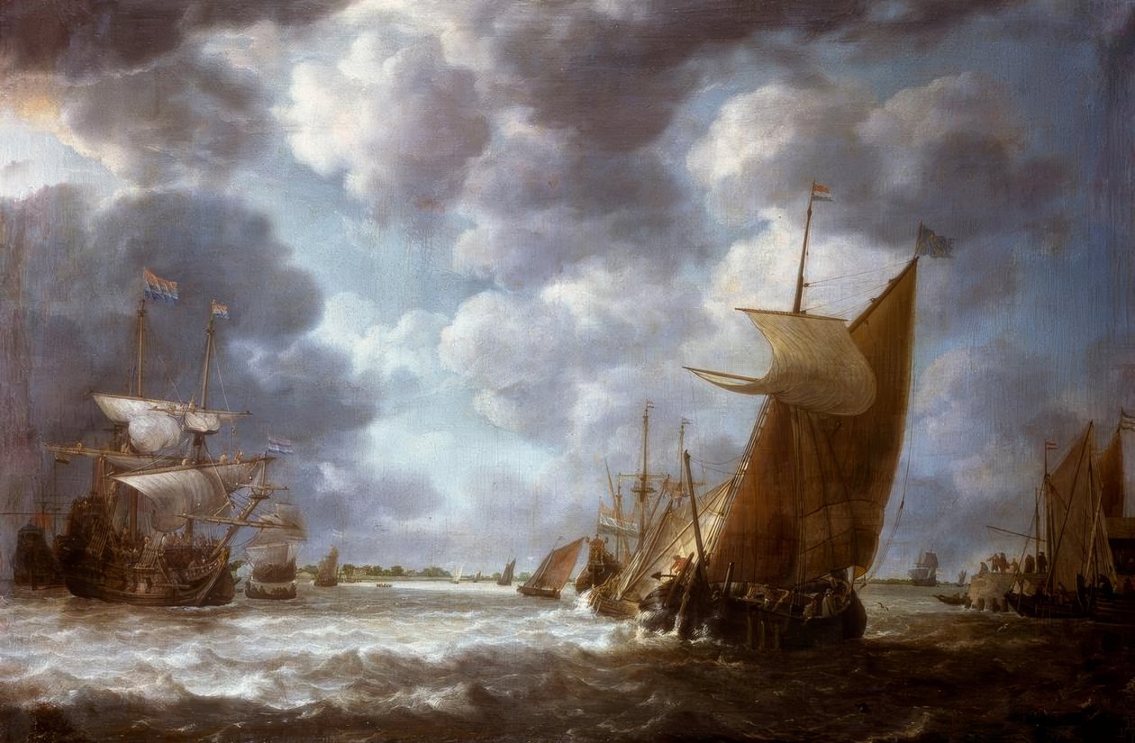 Bewegte See von Simon de Vlieger