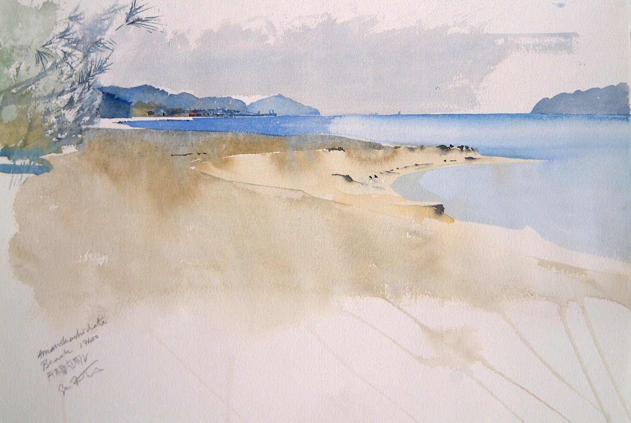 Strand Amanohashidate, 2000 von Simon Fletcher