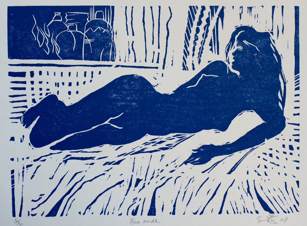 Blaue Nackte von Simon Fletcher