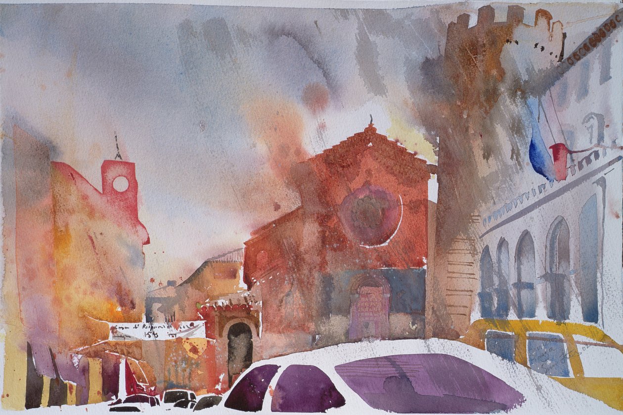 Orvieto Piazza, Italien von Simon Fletcher