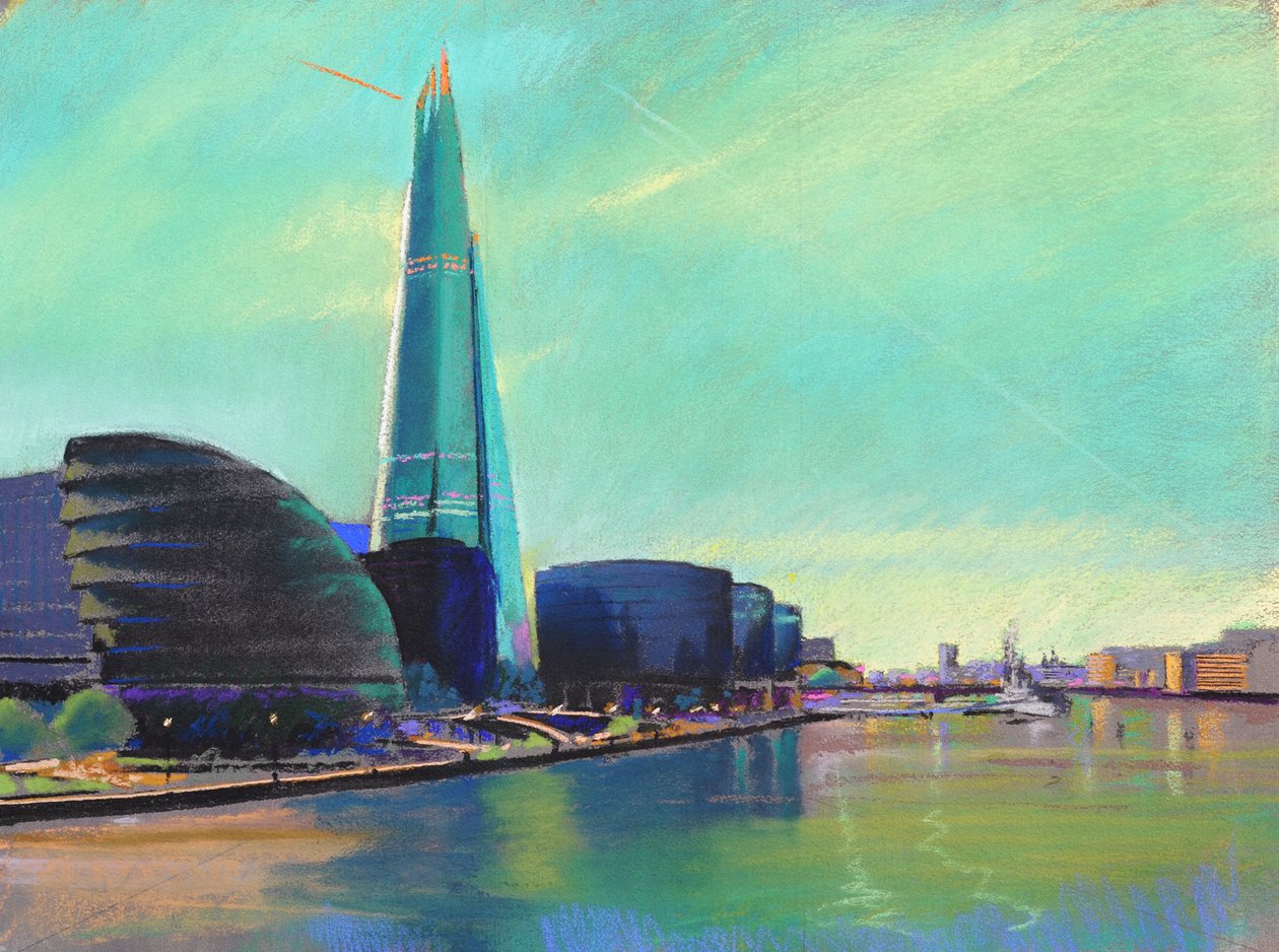 The Shard von der Tower Bridge von Simon Fletcher