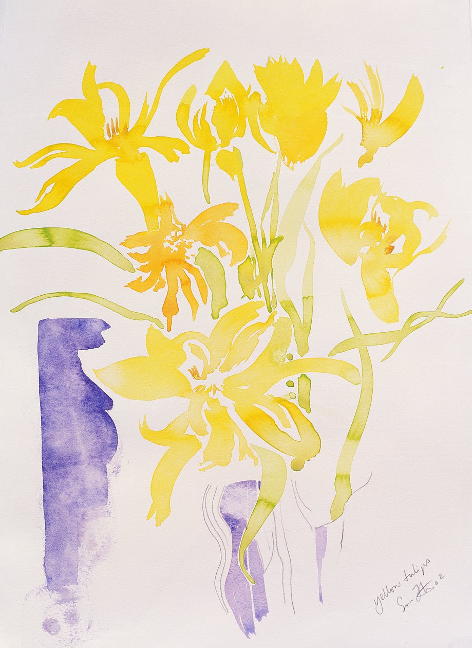 Gelbe Tulpen von Simon Fletcher