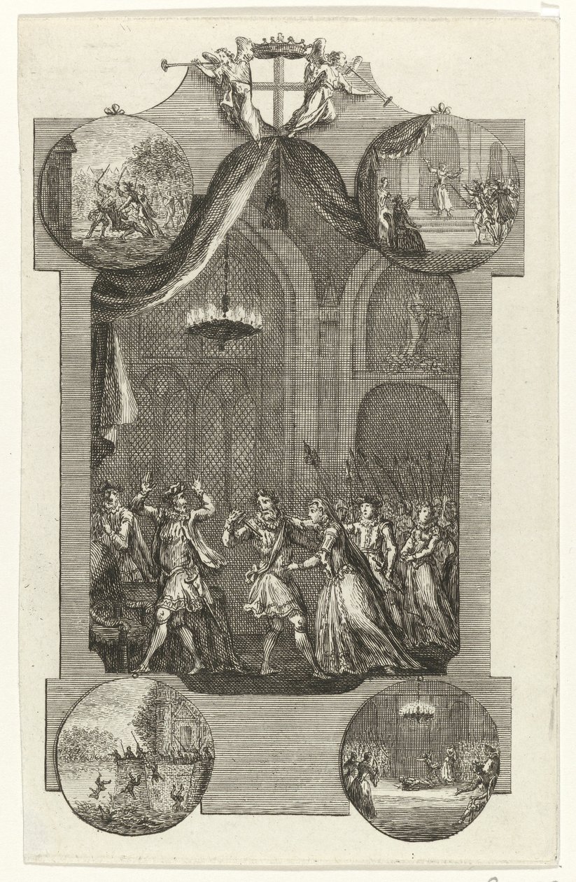 Gescheiterter Anschlag auf Amersfoort von Simon Fokke