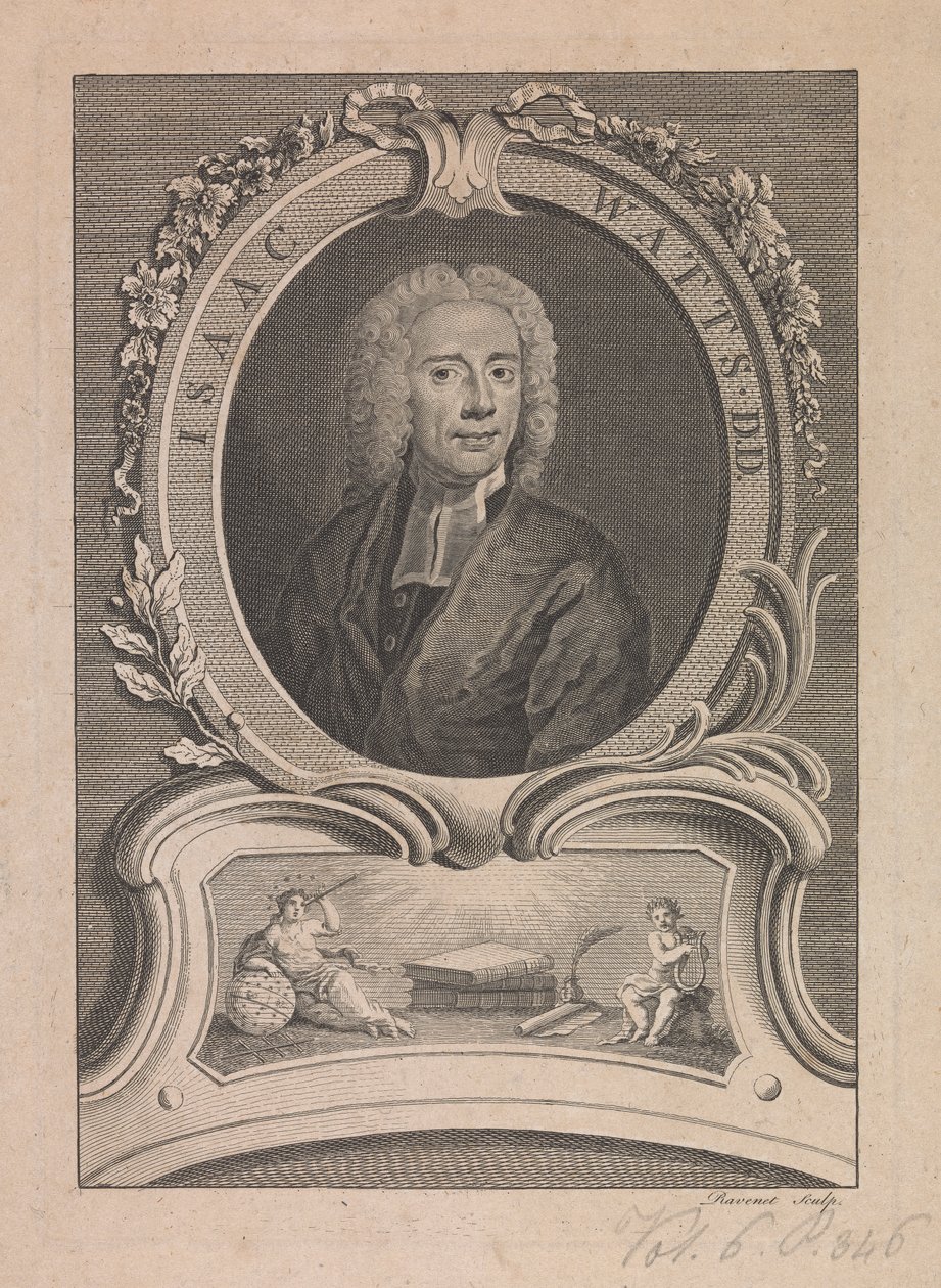 Isaac Watts von Simon Francois Ravenet